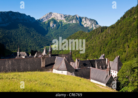 Frankreich, Isere, Saint-Pierre Entremont, Parc Naturel Regional De La Chartreuse (Chartreuse regionaler Naturpark), Kloster Stockfoto