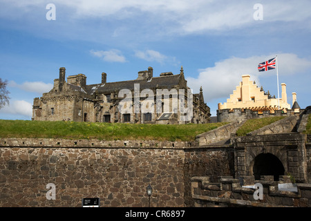 Innenwände der Stirling Castle Schottland, Vereinigtes Königreich Stockfoto