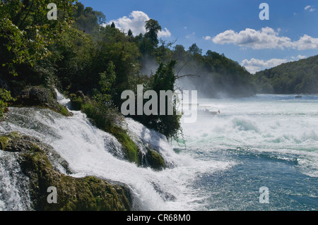 Rheinfall bei Schaffhausen, Wasserfall, der Schweiz, Europa Stockfoto