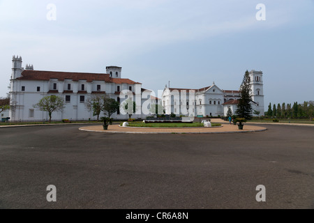 Se' Dom und St. Francis von Assis Old Goa wiederhergestellt, indem die Archäologie Survey of India. Stockfoto