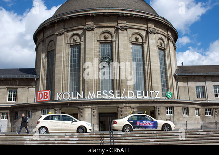 Bahnhof Köln Messe Deutz Deutschland Stockfoto