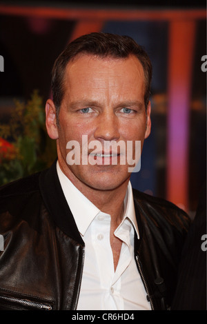 Maske, Henry, * 6.1.1964, deutscher Sportler (Boxen), Porträt, Gast in der tv-Show "das Quiz mit Joerg Pilawa", Hamburg, 17.4.2008, Stockfoto