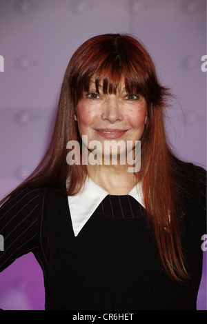 Ebstein, Katja, * 9.3.1945, deutsche Sängerin, Porträt, Presseaufruf zu 'Musical Showstar 2008', Hamburg, 28.2.2008, Stockfoto