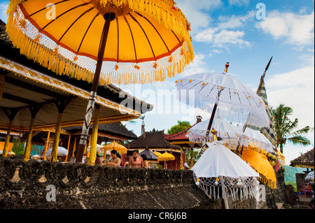 Jeder balinesischen Hindu Tempel hat eine Odalan auf seine "Jubiläum, das seit des Mondkalenders tritt alle 210 Tage. Stockfoto