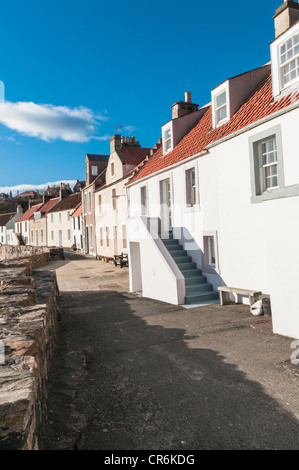 Alte Fischerhäuser am Pitternweem Fife Schottland Stockfoto