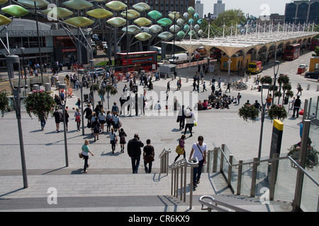 Stratford East London Olympia 2012 Bereich Stockfoto