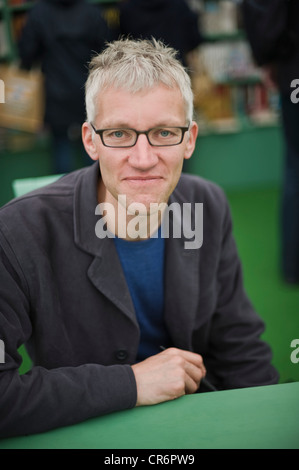 Tom Holland, englischer Schriftsteller, abgebildet auf der Telegraph Hay Festival 2012, Hay-on-Wye, Powys, Wales, UK Stockfoto