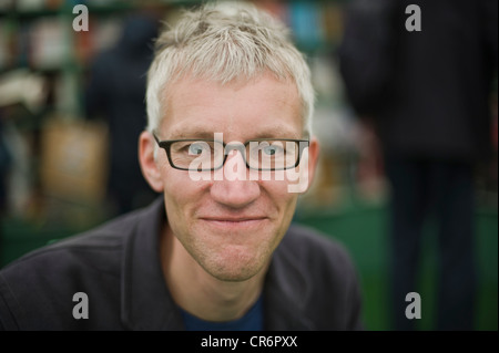 Tom Holland, englischer Schriftsteller, abgebildet auf der Telegraph Hay Festival 2012, Hay-on-Wye, Powys, Wales, UK Stockfoto