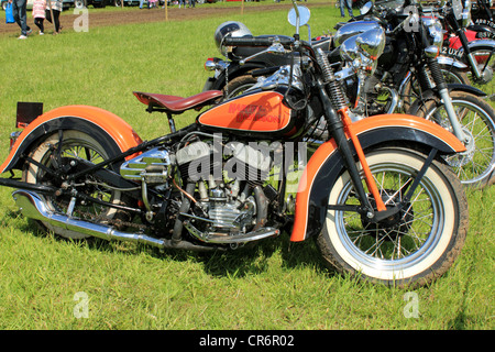 Harley Davidson Motorrad klassischen Vintage bike Stockfoto