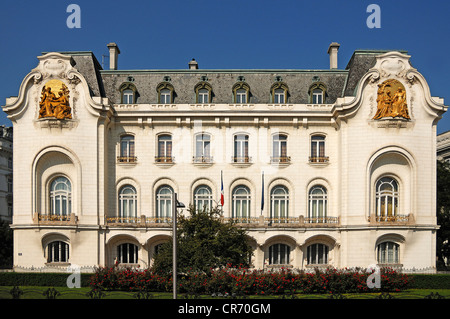 Französische Botschaft, erbaut zwischen 1900 und 1909, Wiener Jugendstil, Schwarzenbergplatz Platz 12, Wien, Österreich, Europa Stockfoto