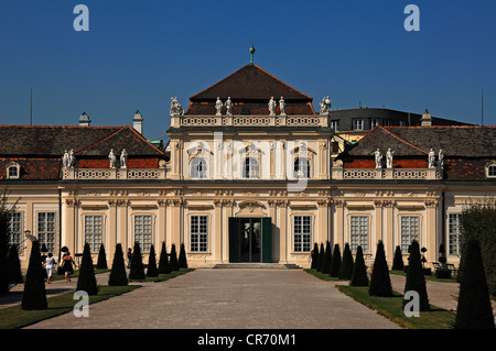 Unteres Schloss Belvedere Palast, errichtet im Jahre 1716, Rennweg Straße, Wien, Österreich, Europa Stockfoto