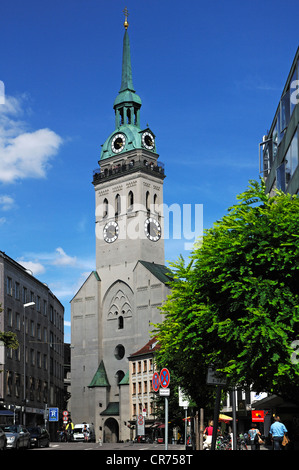 Sankt-Peter-Kirche-Kirche oder alten Peter, Rindermarkt 1, München, Bayern, Deutschland, Europa Stockfoto