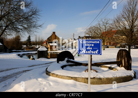 Frankreich, Manche, Cotentin, Saint-Lo, Gemeinde Libre von Hutrel Stockfoto