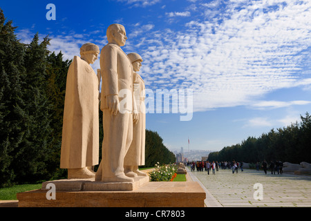 Zentral-Anatolien, Türkei Ankara, Atatürk-Mausoleum Stockfoto