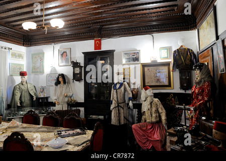 Zentral-Anatolien, Türkei Ankara, Zitadelle in der Altstadt, kleines Museum über die traditionellen türkischen wohnen ließ sich in einer Stockfoto