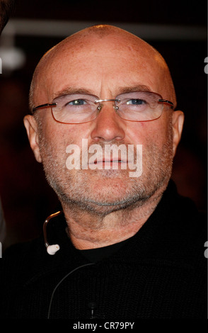 Collins, Phil, * 30.1.1951, britischer Musiker (Sänger), Porträt, Gast in der deutschen TV-Talkshow 'Markus Lanz', Hamburg, 22.9.2010, Stockfoto