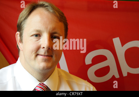 Toby Perkins, arbeitsrechtlichen Parlamentsmitglied für Chesterfield, Derbyshire und Schattenminister für Kleinunternehmen, Chesterfield, UK Stockfoto