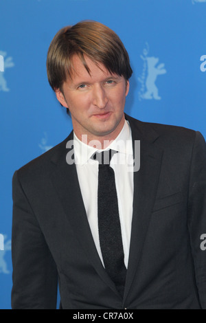 Hooper, Tom, * 1972, britischer Filmregisseur, halbe Länge, während des Fotorufs zu "The King's Speech", Berlin Film Festival, Deutschland, 16.2.2011, Stockfoto