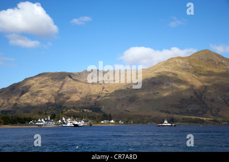 Ardgour und der Corran Fähre Loch Linnhe Highland Highlands Schottland, Vereinigtes Königreich Stockfoto