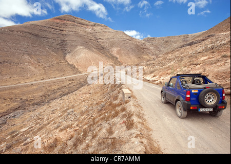 Spanien, Kanarische Inseln, Lanzarote Insel, 4 x 4 Fahrt auf einem Straßen der Insel Stockfoto