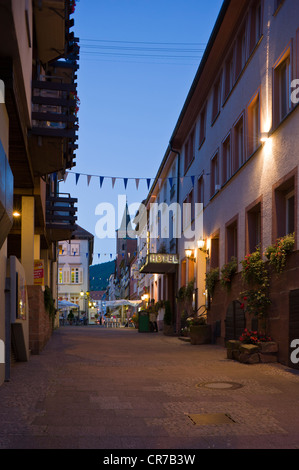 Alte Stadt Lane, Eberbach, Rhein-Neckar-Kreis Bezirk, Baden-Württemberg, Deutschland, Europa Stockfoto