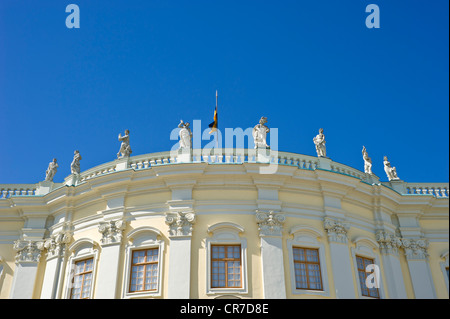 Schloss Ludwigsburg Palace, Gartenfassade, Neckar, Baden-Württemberg, Deutschland, Europa Stockfoto