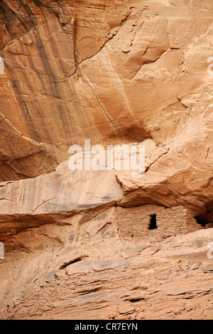 Das lange Haus, ca. 1500 Jahre alte Ruinen der amerikanischen Ureinwohner, Mystery Valley, Arizona, USA Stockfoto