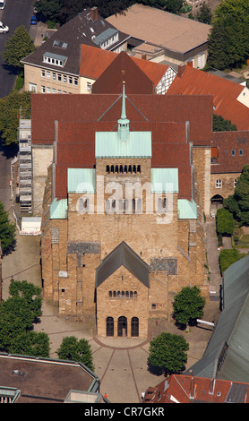 Luftbild, Dom, Minden, Minden-Lübbecke, Nordrhein-Westfalen, Deutschland, Europa Stockfoto