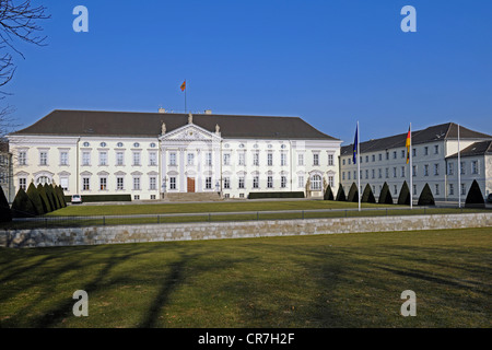 Schloss Bellevue Palace, dem Sitz des Bundespräsidenten, Berlin, Deutschland, Europa Stockfoto