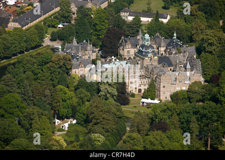 Luftbild, Bueckeburg Burg, Landkreis Schaumburg, Niedersachsen, Deutschland, Europa Stockfoto