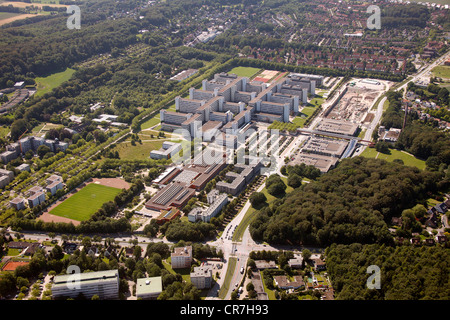 Luftaufnahme, Universität Bielefeld, Region Ostwestfalen-Lippe, Westfalen, Nordrhein-Westfalen, Deutschland, Europa Stockfoto