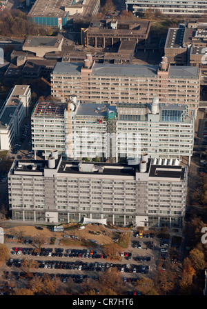 Luftaufnahme, Uni-Tech-Center in Front, Technologiezentrum Ruhr Mitte, MA-Gebäude von der medizinischen Fakultät an der Rückseite, Bochum Stockfoto