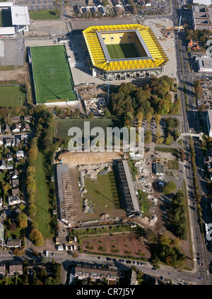 Luftbild, alte Tivoli-Stadion und neue Tivoli-Stadion, im Jahre 2009 erbaute Stadion Alemannia Aachen, Aachen Stockfoto