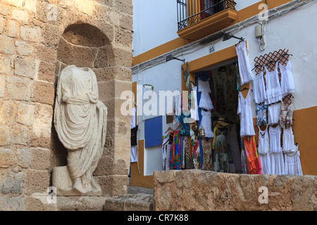 Spanien, Balearen, Ibiza, Altstadt (Dalt Vila) Stockfoto