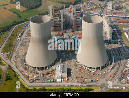 Luftbild, Steinkohle-Kraftwerk, Kraftwerk Kraftwerk Westfalen, RWE Power, Uentrop, Ruhrgebiet Stockfoto