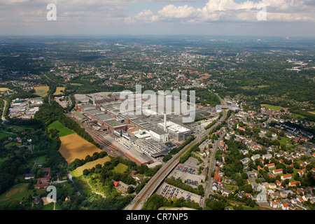 Luftaufnahme, Opel Werk 1, Auto Produktionswerk, Bochum, Ruhrgebiet, Nordrhein-Westfalen, Deutschland, Europa Stockfoto