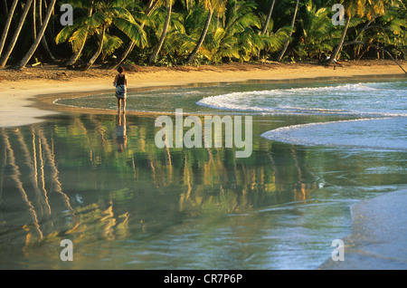 Dominikanische Republik, Halbinsel Samana, Las Terrenas, Bonita beach Stockfoto