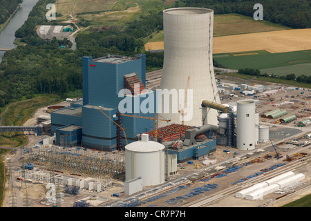 Deutschland, E.on Steinkohle Kraftwerk Datteln 4, Dortmund-Ems-Kanal Stockfotografie - Alamy