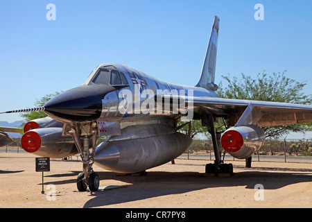 Convair B-58 Hustler Überschall-Bomber in das Pima Air Museum Stockfoto