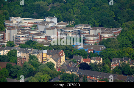 Antenne, Universität Duisburg-Essen, "Keks Dosen" Erweiterungen, Ruhrgebiet Region North Rhine-Westphalia, Germany, Europe anzeigen Stockfoto