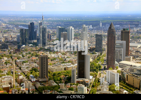 Luftbild, Bankenviertel, Frankfurt Am Main, Hessen, Deutschland, Europa Stockfoto