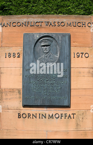 Dowding Memorial Moffat Dumfries and Galloway, Schottland Stockfoto