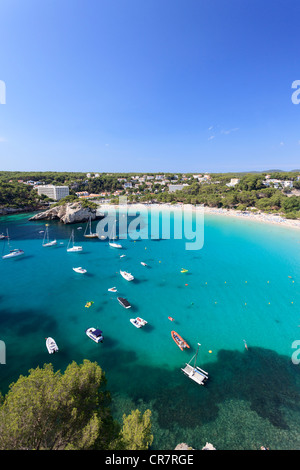 Spanien, Balearen, Menorca, Cala Santa Galdana Stockfoto