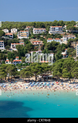 Spanien, Balearen, Menorca, Cala Santa Galdana Stockfoto