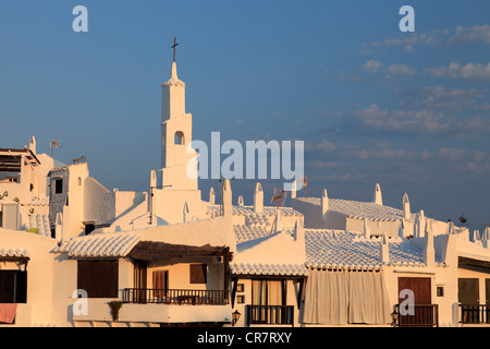 Spanien, Balearen, Menorca, Angeln Dorf Binibequer Vell Stockfoto