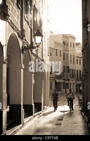 Spanien, Balearen, Menorca, Ciutadella, Altstadt Stockfoto