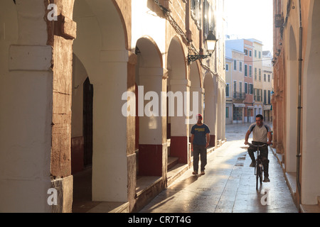 Spanien, Balearen, Menorca, Ciutadella, Altstadt Stockfoto