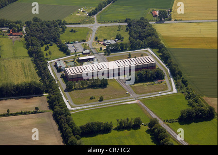 Luftbild, atomare Zwischenlager, Ahaus, Münsterland Region, North Rhine-Westphalia, Deutschland, Europa Stockfoto