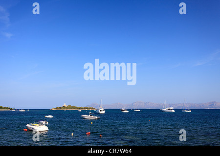 Spanien, Balearen, Mallorca, Bahia de Alcudia (größte Feriengebiet von Mallorca) Stockfoto