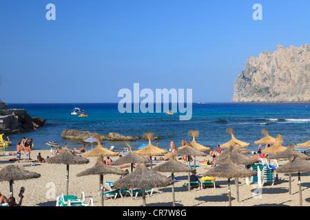 Spanien, Balearen, Mallorca, Cala de Sant Vicenc Stockfoto